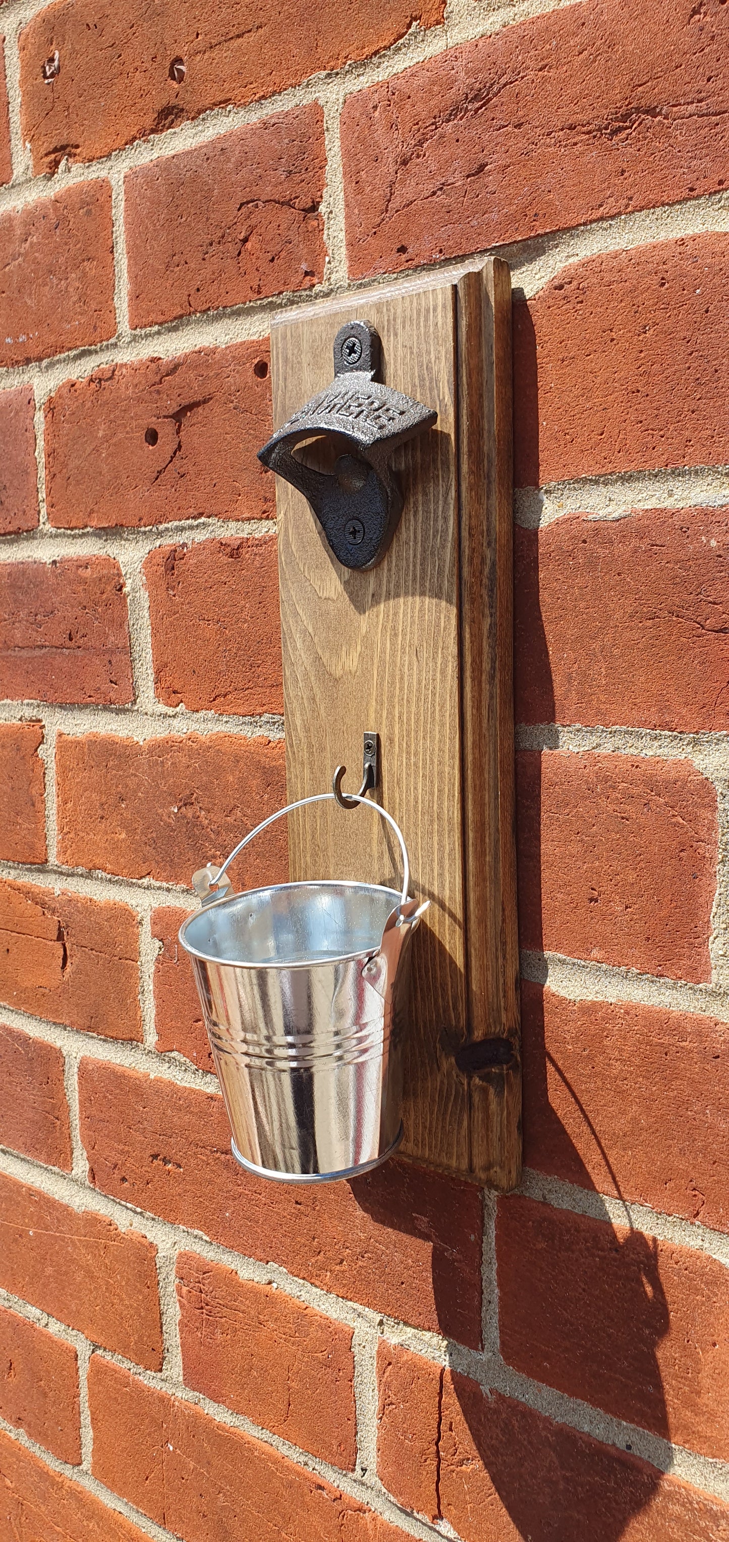 Standard Bottle Opener With Cap Catcher Bucket