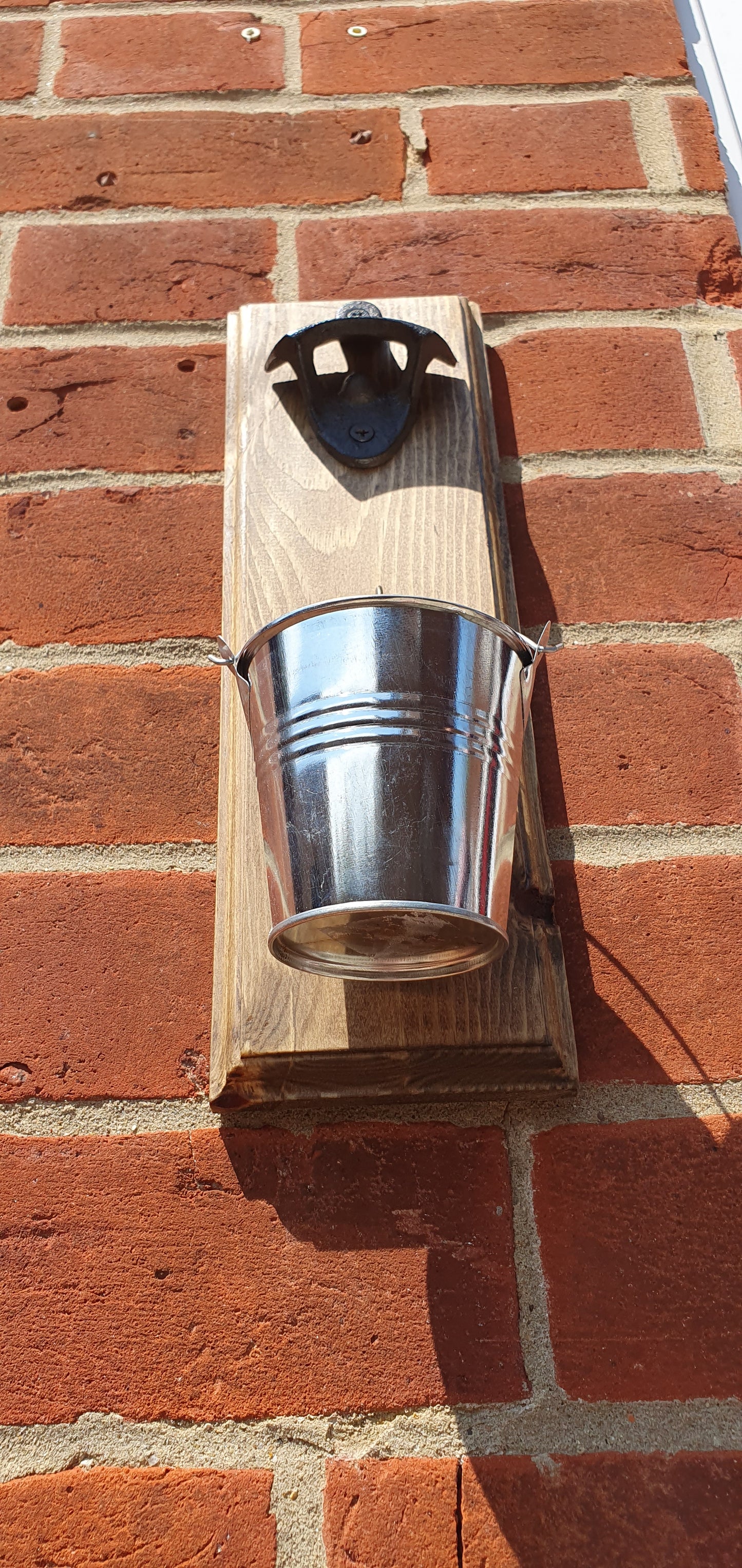 Standard Bottle Opener With Cap Catcher Bucket