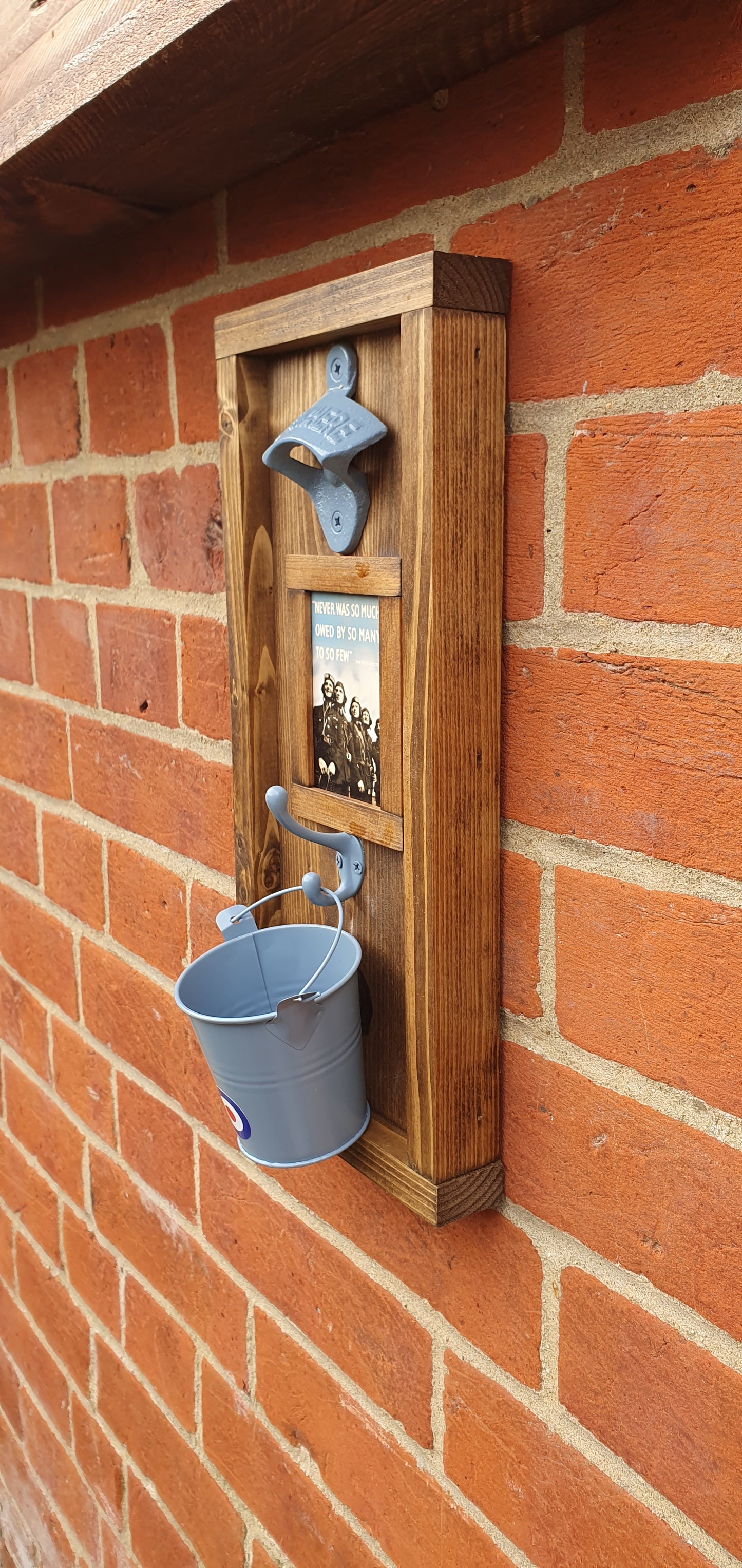 RAF rustic wall mounted bottle opener