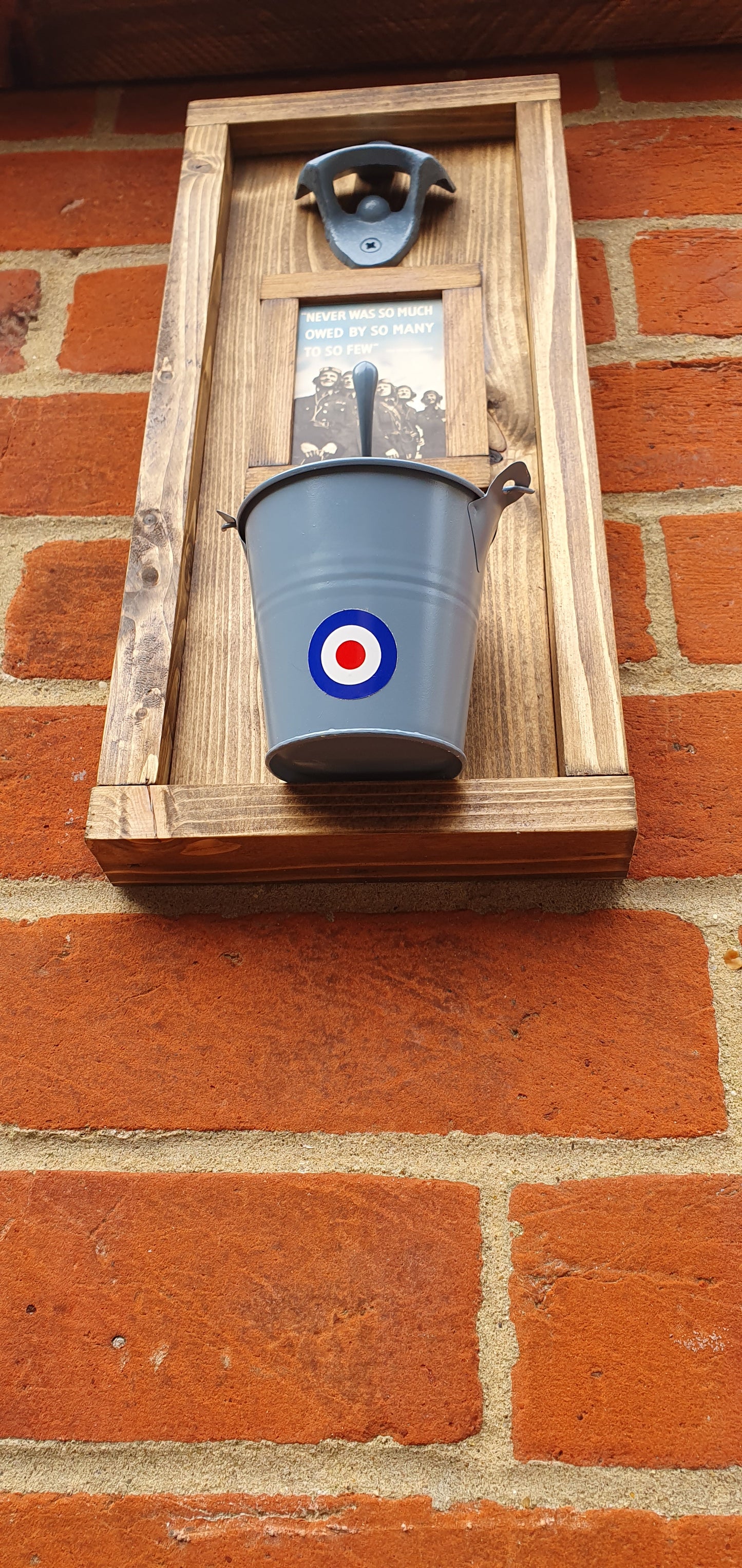 RAF rustic wall mounted bottle opener